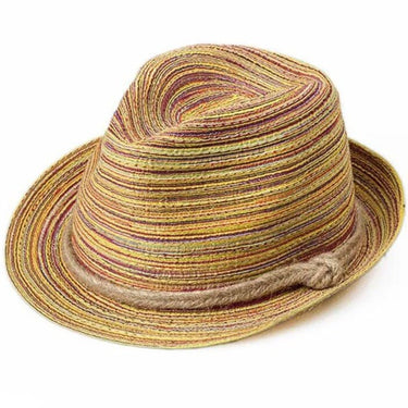 chapeau de paille trilby femme